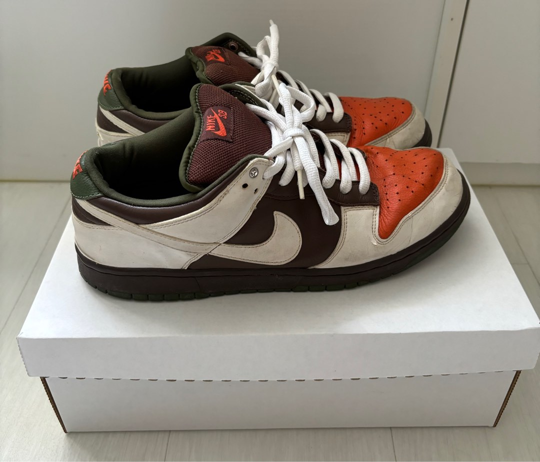 Nike sb dunk low oompa loompa Men s Fashion Footwear Sneakers on Carousell