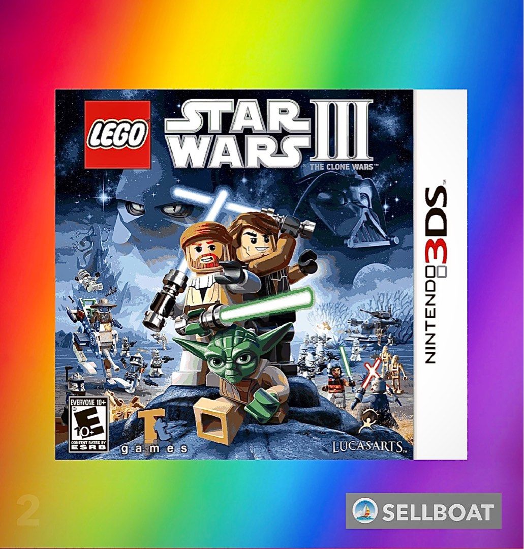 Nintendo 3DS LEGO Star Wars III The Clone Wars Video Game for the 3ds XL LL game card only no case Video Gaming Video Games Nintendo on Carousell