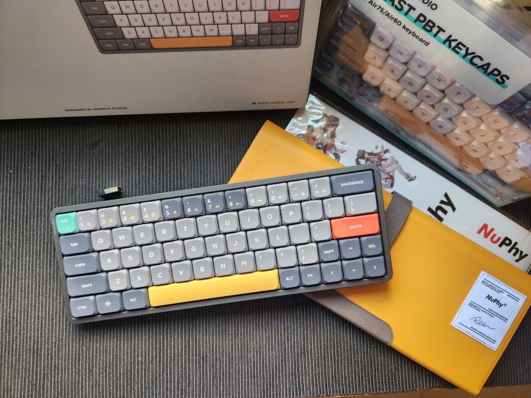 Nuphy Air60 v1 (Not V2) Brown Switches, Computers & Tech, Parts 