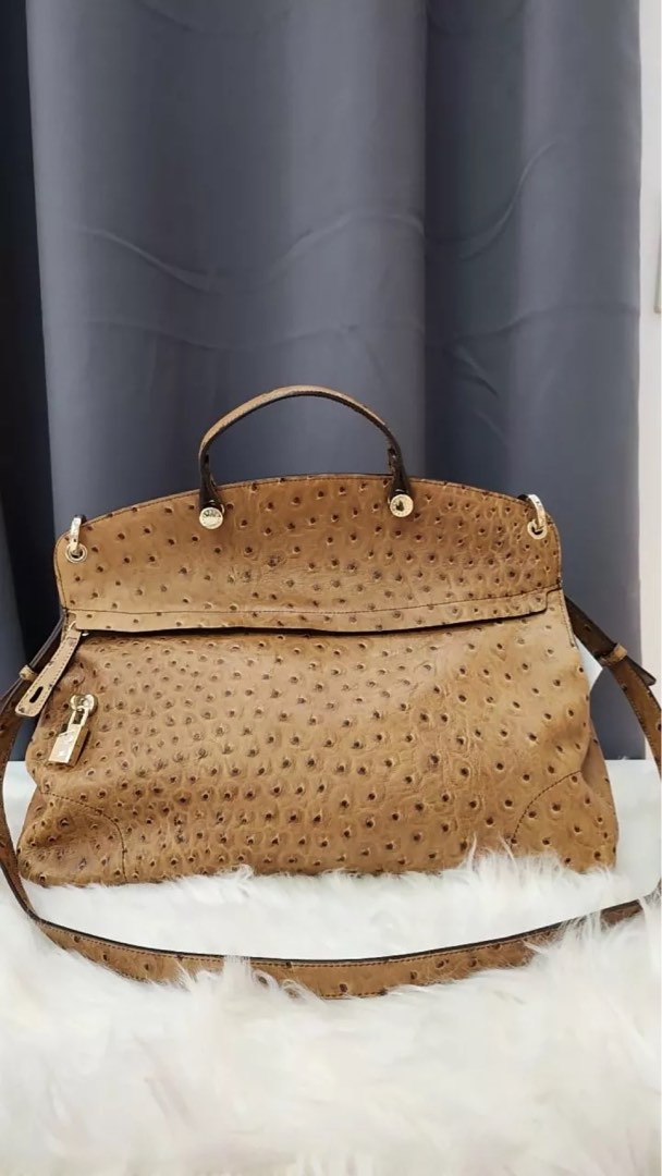 Furla ostrich bag sale
