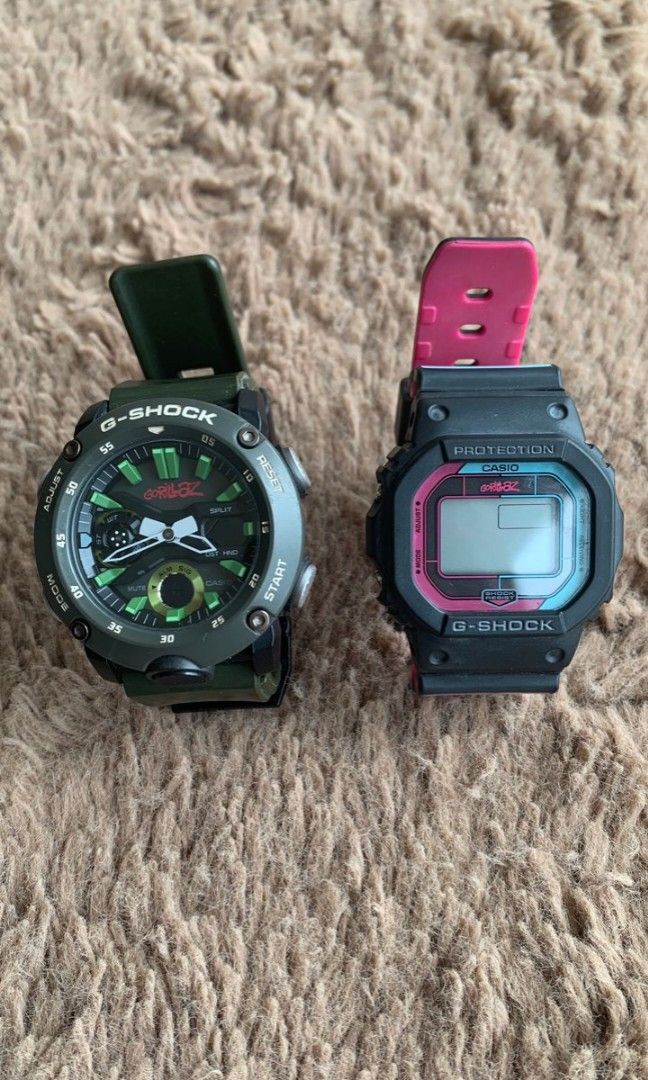 ORIGINAL G SHOCK X GORILLAZ CAMO GA 2000GZ 3A ORIGINAL G SHOCK GORILLAZ LIMITED EDITION GW B5600GZ 1 Men s Fashion Watches Accessories Watches on Carousell