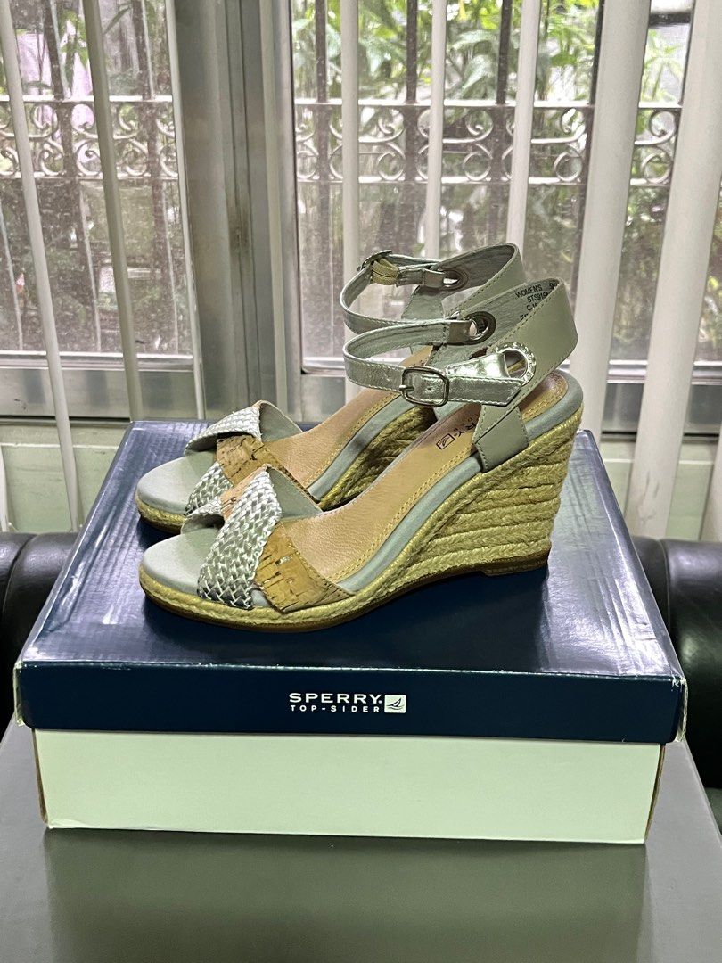 Sperry wedge sandals discount