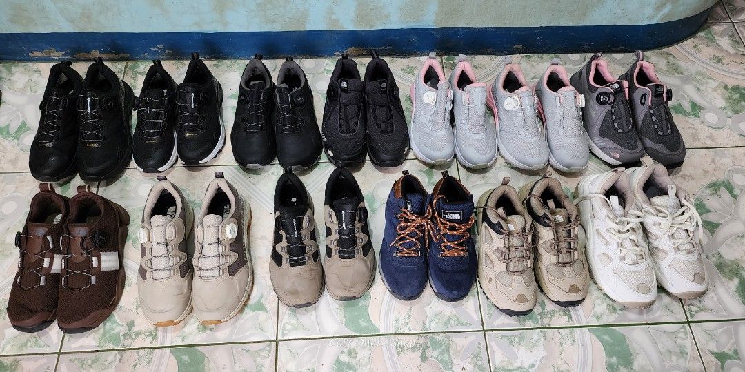 Outdoor Shoes (Category: Sneakers) located in Ligao. Submitted by cai_online_adventure_shop (Listing ID 1316130212, Image 1). Description: all The North Face shoes..original, imported and waterproof.Price posted at each pics...With discounts...Just Message me...