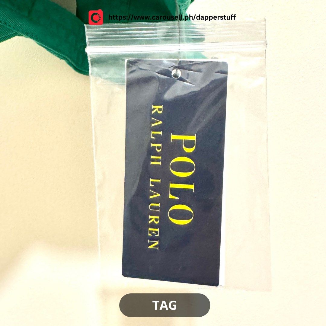 Polo Ralph Lauren Cap (Category: Caps & Hats) located in Manila. Submitted by dapperstuff (Listing ID 1316122420, Image 3). Description: Inclusion: • Original hang tag • Cap insert Retail Price: ₱3,750.