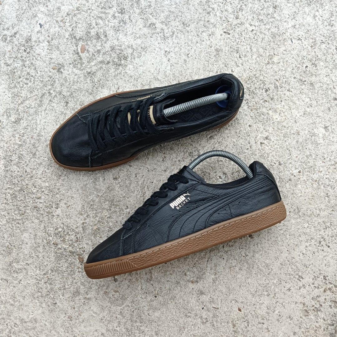 Puma basket classic gum black on sale