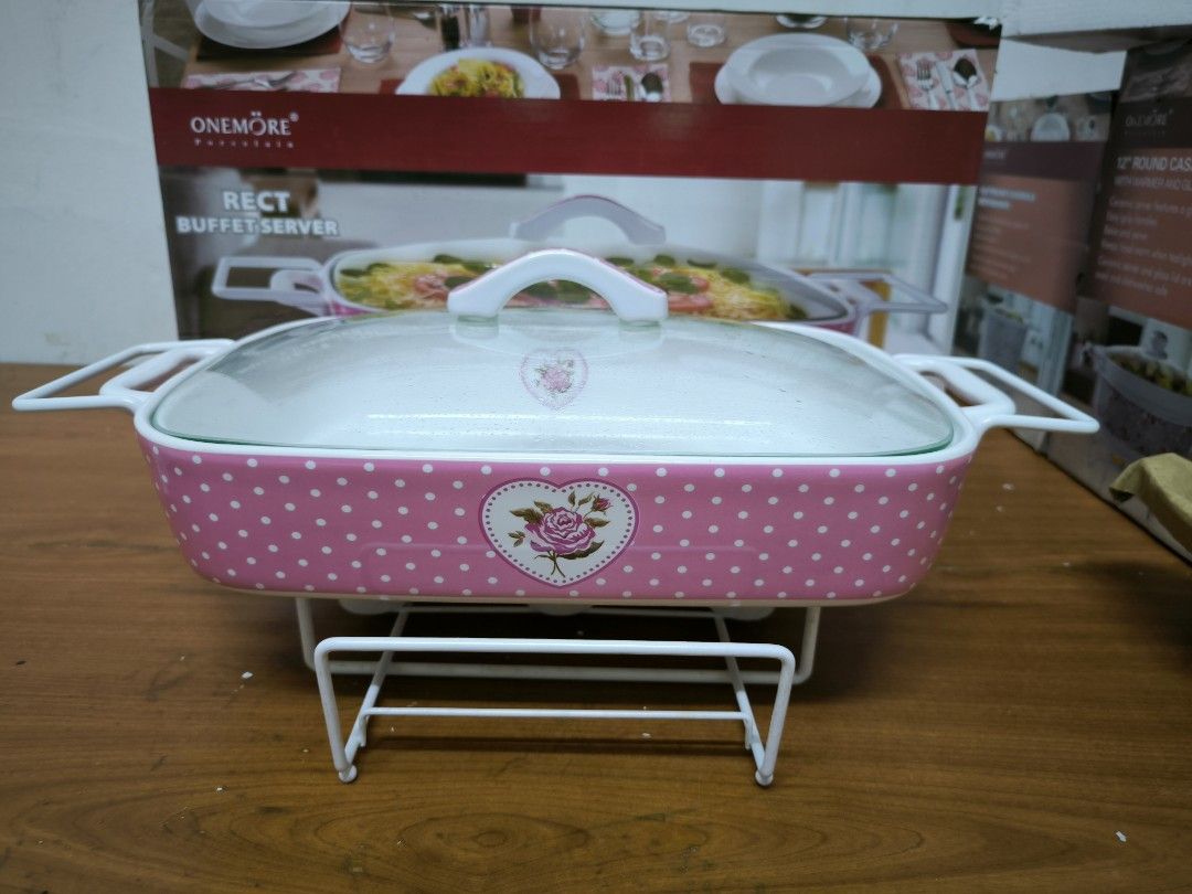 RECT Buffet Server (Category: Other Kitchenware & Tableware) located in Kota Sarang Semut. Submitted by tantan84 (Listing ID 1316155152, Image 2). Description: RECT Buffet Server x 1 Cod shj (Jummat atau Sabtu) Kedah Sungai Petani Aman Jaya.