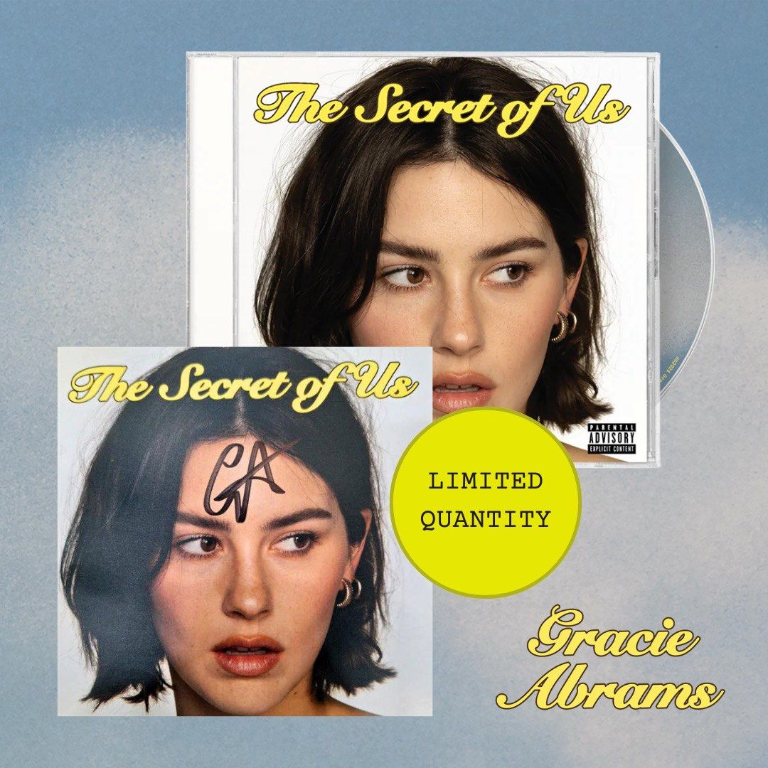 SIGNED] Gracie Abrams - The Secret of Us CD (TSOU), Hobbies