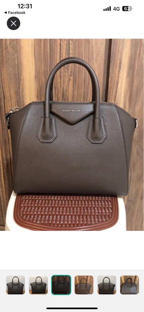 Small Givenchy Antigona in Heather Grey Luxury Bags Wallets on Carousell
