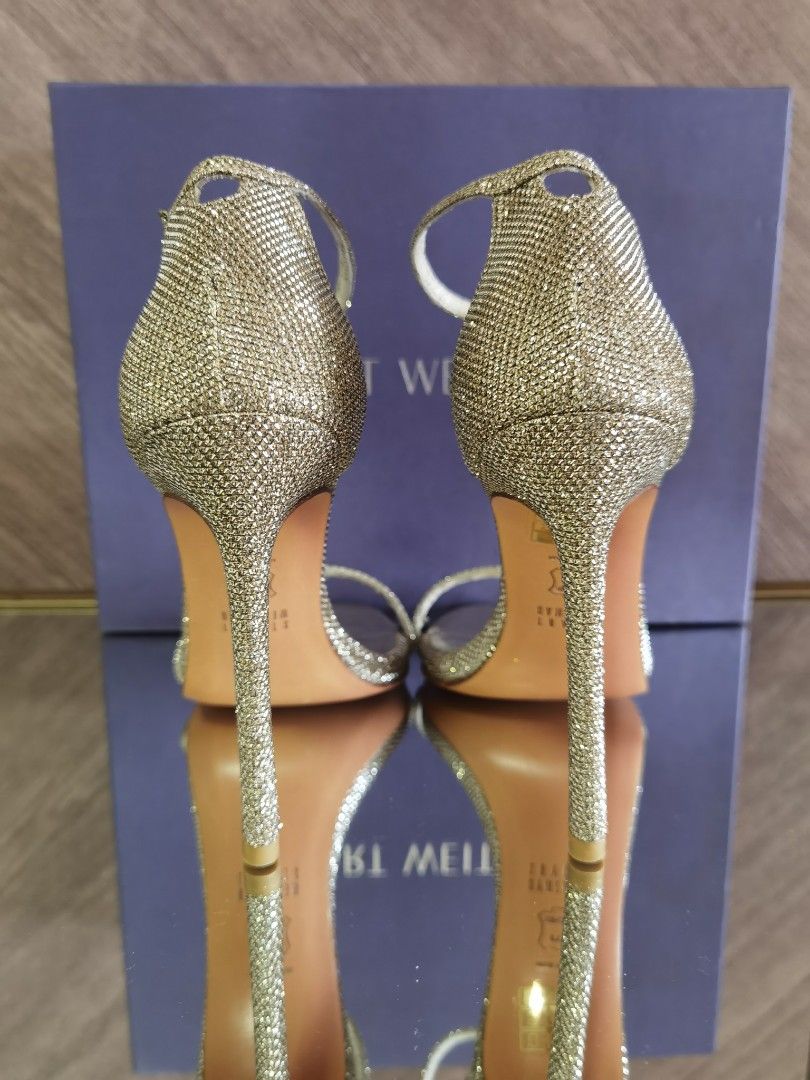 SALE Authentic STUART WEITZMAN Nudistsong Strap Sandal Size 37.5