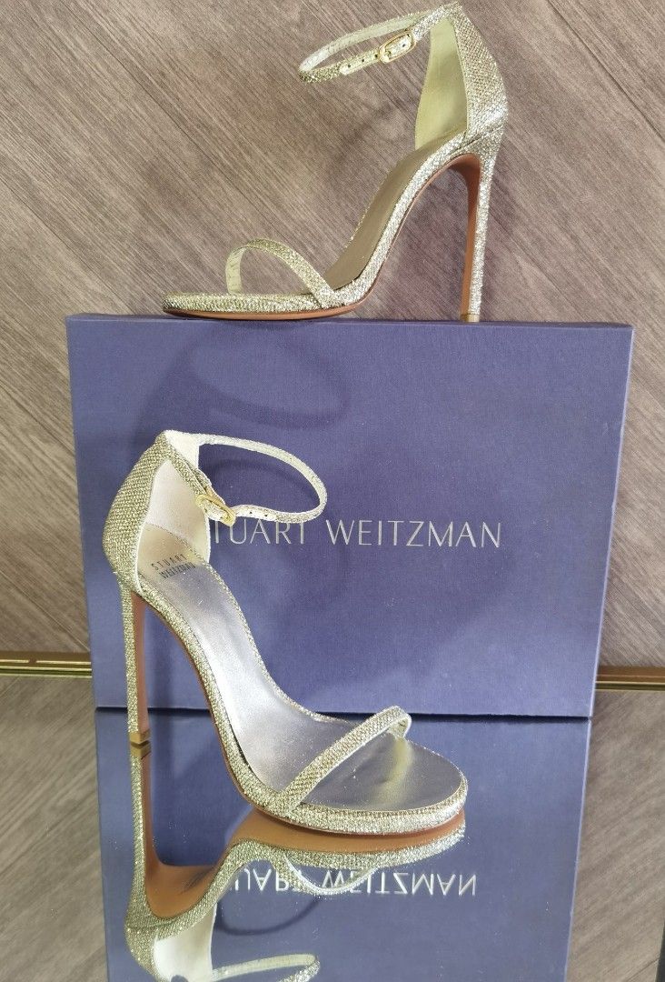 SALE Authentic STUART WEITZMAN Nudistsong Strap Sandal Size 37.5