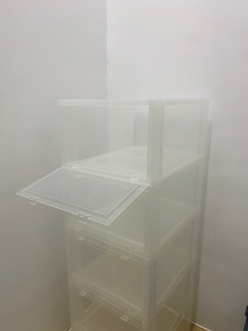 Tower Box Sneaker Storage Box System 5 units Furniture Home Living Home Improvement Organisation Storage Boxes Baskets on Carousell