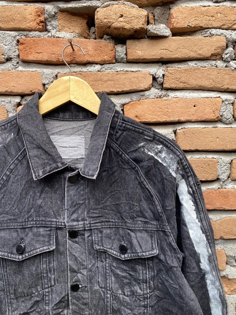 Trucker jacket denim holic paint