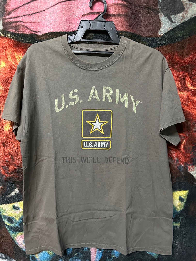 US Army Shirt, Men's Fashion, Tops & Sets, Tshirts & Polo Shirts on ...