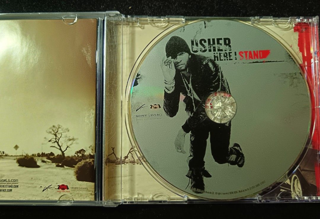 Usher Here I Stand CD Album EU Press Preloved, Hobbies & Toys, Music ...