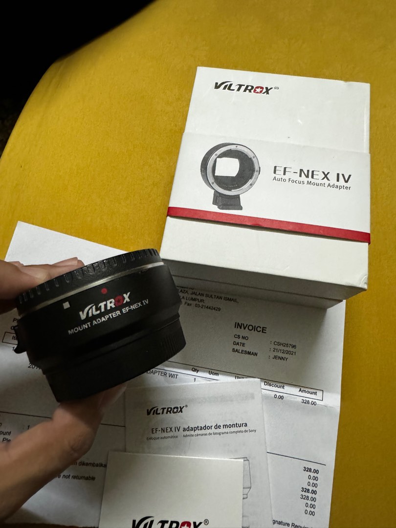 Viltrox EF - NEX IV AF Adapter (EF - E Mount), Photography, Lens & Kits ...