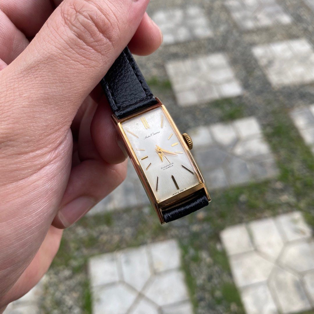 Vintage Seiko Chorus Tank (Category: Men's Watches) located in Cebu City. Submitted by watchmeph (Listing ID 1316141616, Image 3). Description: For sale: A very sleek 🇯🇵 Japanese Seiko Chorus for only 9,300 PHP. One of the most reliable brand in the market. This 16mm tank size timepiece is still kicking! I have nothing to say, it’s a Seiko! DM for any queries. Nationwide shipping is on us! .