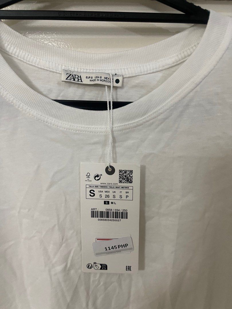 ZARA white shirt (Category: Shirts) located in Mandaluyong City. Submitted by maxfilter (Listing ID 1316229226, Image 2). Description: .