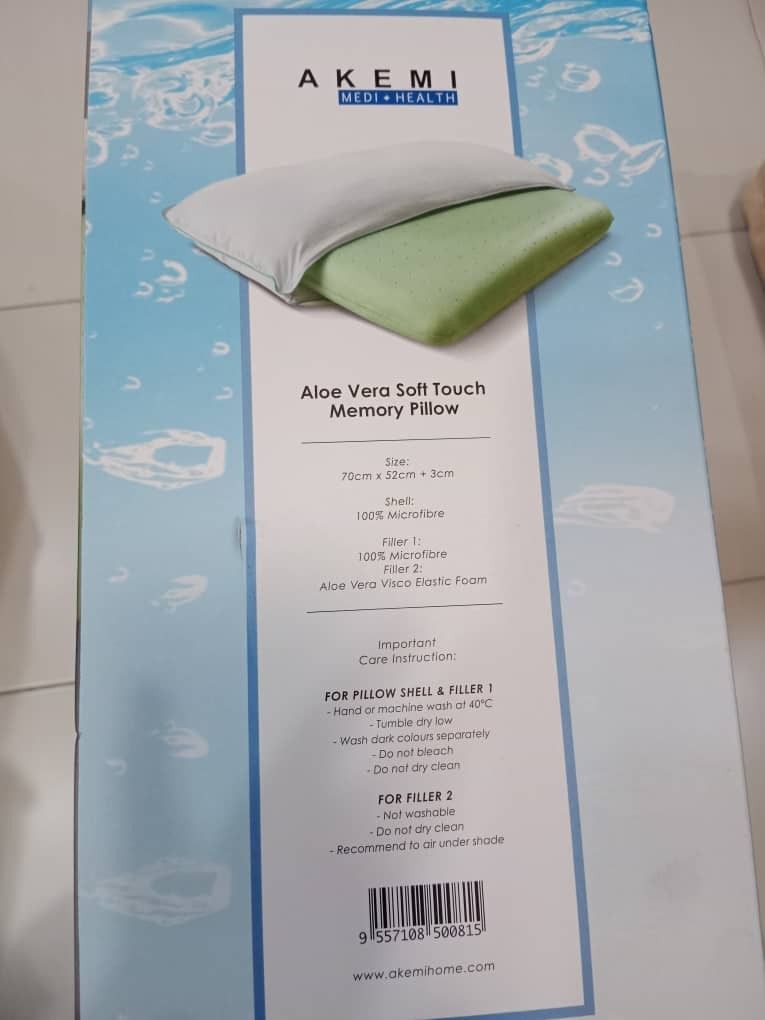 Akemi aloe vera memory pillow price shop