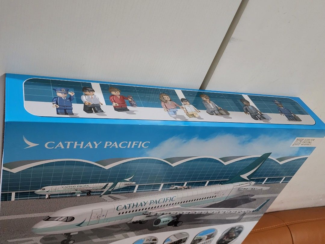 100% new Cathay Pacific Airbus A321NEO Brick Set, 興趣及遊戲