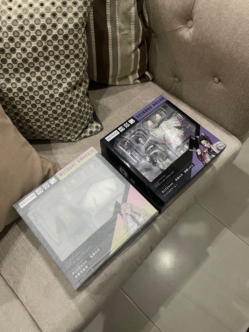 1/12 Buzzmod Aniplex Mitsuri and Shinobu MISB (Category: Figurines & Statues) located in Manila. Submitted by jocabe13 (Listing ID 1316377593, Image 1). Description: 1/12 Buzzmod Aniplex Mitsuri and Shinobu MISB Brandnew Sealed Mitsuri - 8,100 Shinobu - 7,000 Meet up: Manila, Makati and South area Lalamove: Buyer’s risk and expense .