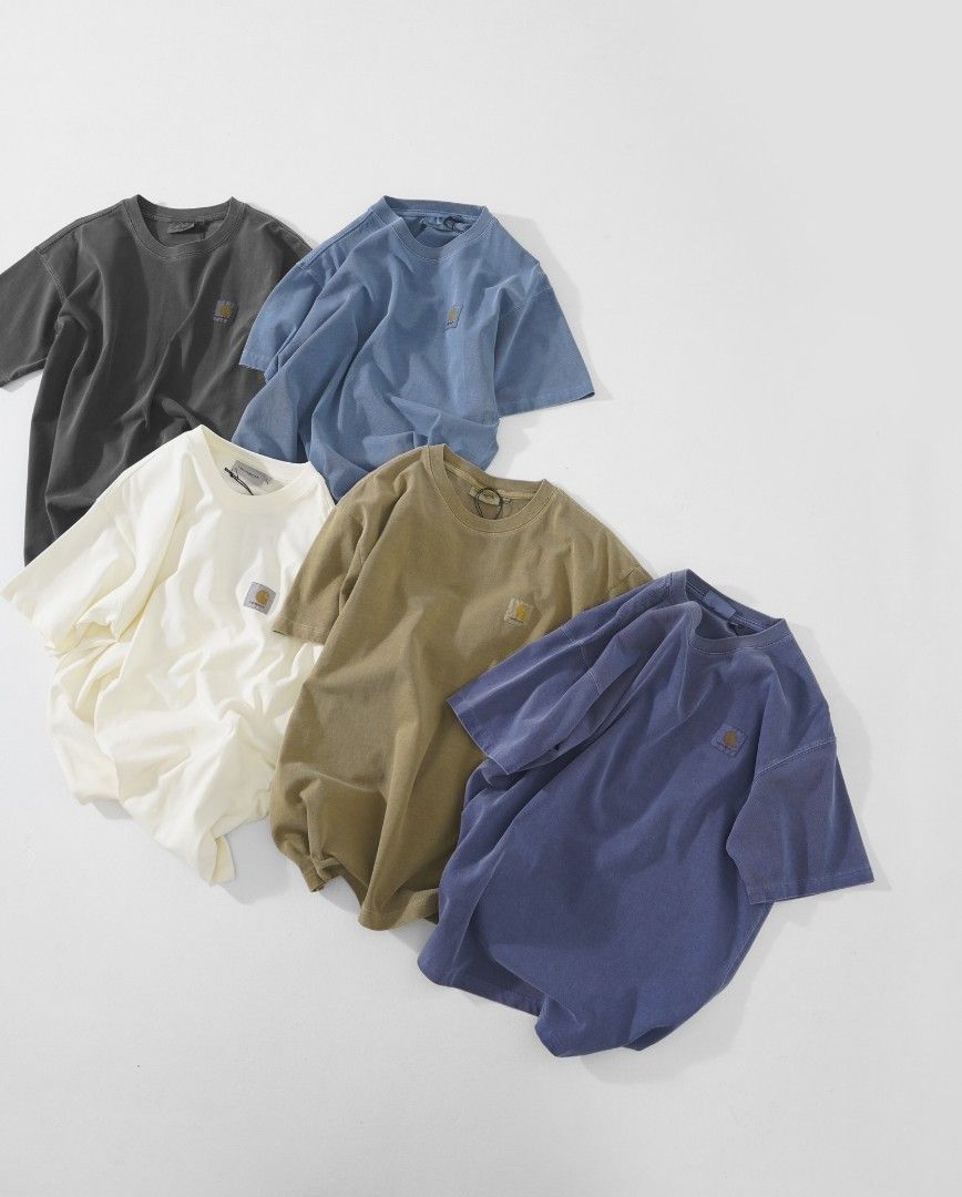 1448.🇯🇵Carhartt細Logo水洗Tee✨, 男裝, 上身及套裝, T-shirt、恤衫、有領衫- Carousell
