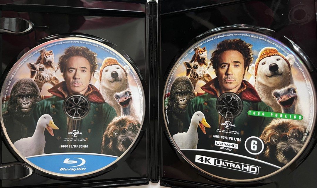 極新港版) Dolittle 怪醫D老篤2020 合家歡電影4K UHD blu ray 超高清