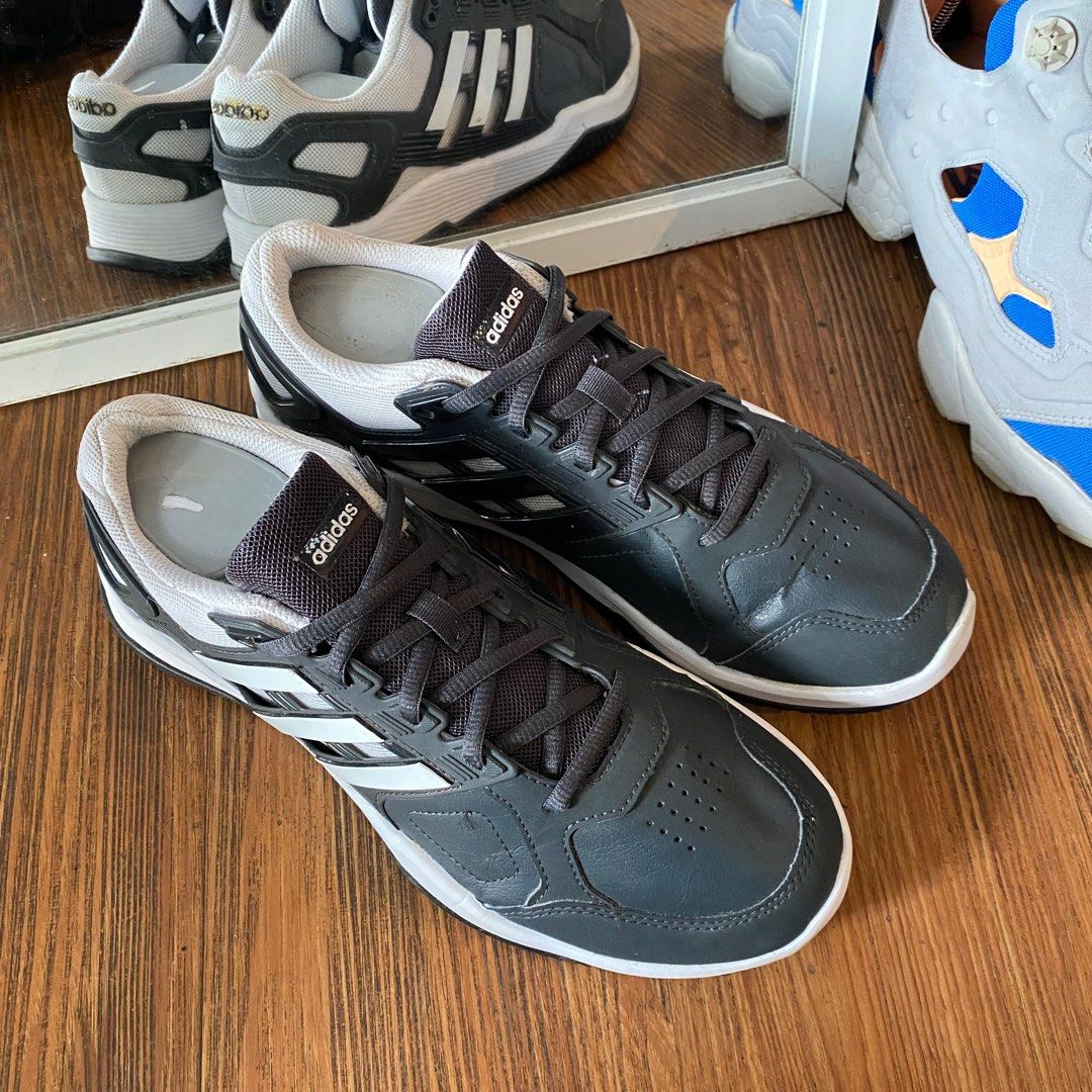 Adidas duramo 8 trainer carbon black white original murah not adizero running pureboost supernova falcon torsion ultraboost alphaboost sneakers second market Fesyen Pria Sepatu Sneakers di Carousell