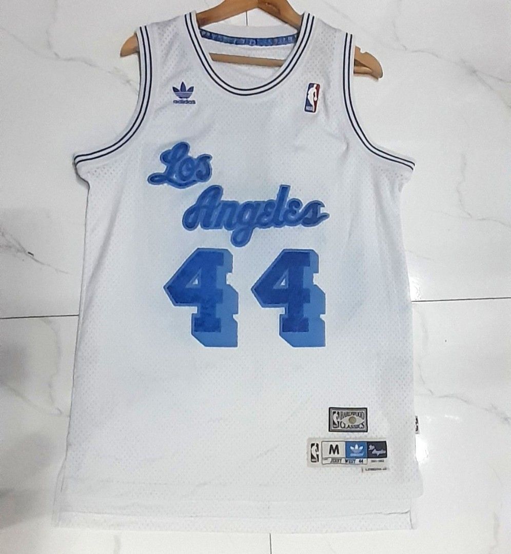 ADIDAS HARDWOOD CLASSIC LOS ANGELES No.44 JERRY WEST 44 Men s Fashion Activewear on Carousell