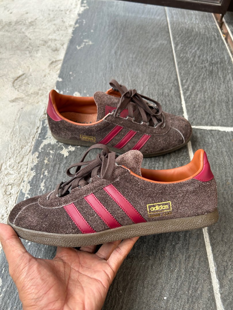 Adidas trimm star brown clearance