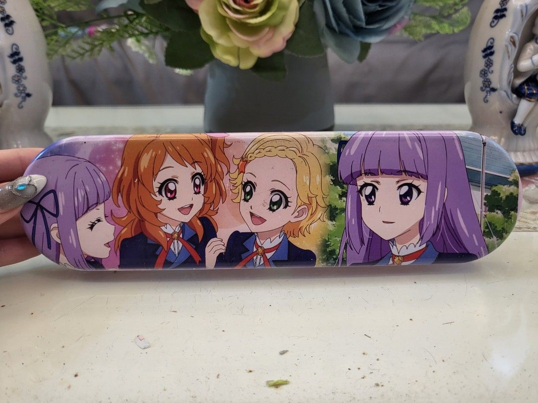 Aikatsu! 2-Layer Metal Pencil Case (Category: Stationery & School Supplies) located in San Fernando. Submitted by jpmarketplace2023 (Listing ID 1316387884, Image 1). Description: 💚 All items are authentic from Japan. 💛 MOP: GCash (❌️ GCash Protect) 🩵 MOD: LBC only (❌️ S. Checkout, COD, COP) 💙 Meet-up: Vista Mall, San Fernando, Pampanga 💜 All items are on-hand. 🧡 First to pay gets the item first. ❤️ Breakable items are packed with care and c