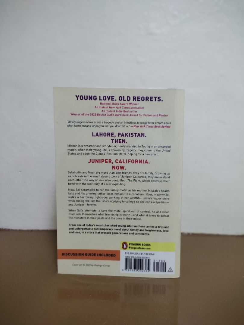 ALL MY RAGE BY SABAA TAHIR (Category: Storybooks) located in Batangas. Submitted by vlythleex (Listing ID 1316370433, Image 2). Description: All my Rage by Sabaa Tahir - 380 All are in GREAT CONDITIONS Decluttering || Done Reading MOP: GCash or Bank Transfer MOD: LBC (COD for the SF) Feel Free to Message us! Thank you. <3.