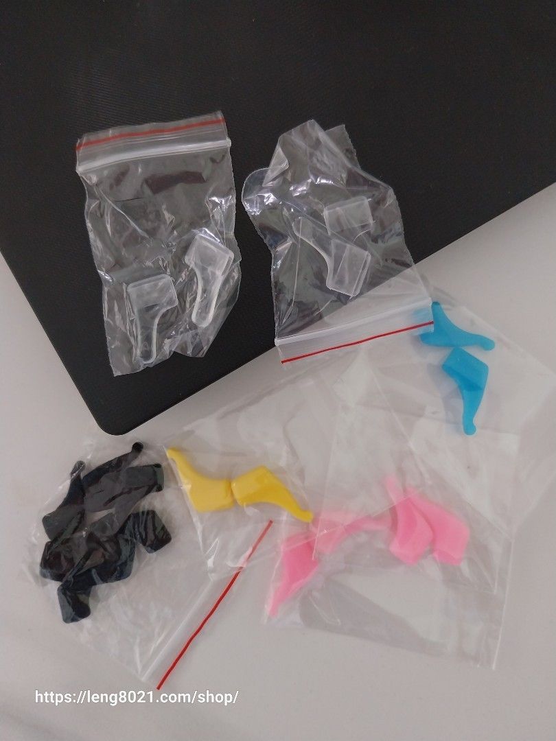 Anti Slip Silicone Spectacles Ear Hook -3 sizes Army Hook Camping CCA Sports (Category: Other Sports Equipment and Supplies) located in Singapore. Submitted by leng8021 (Listing ID 155779345, Image 3). Description: Brand new $3 for one pair 2 pairs for $4 3 pairs for $5 4 pairs for $6 Size- small for below 12yrs old Medium for 7 and above Large for adults Colour ava - as shown in pics Suitable for people active in sport and outdoor activities Cli