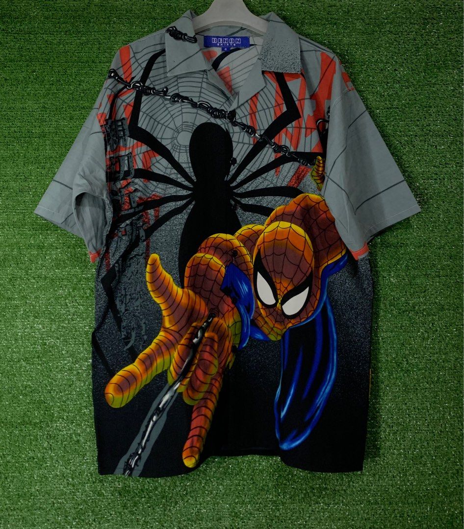 Aop spider man (Category: Tshirts & Polo Shirts ) located in Bacolod City. Submitted by goodcatchthrift (Listing ID 1316362800, Image 1). Description: 23/31.