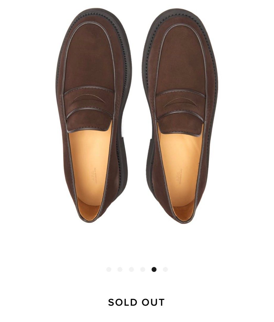 APC Gael Suede Loafers