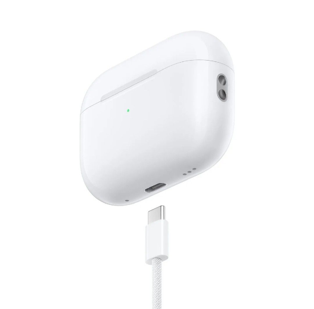 Apple AirPods Pro (2nd generation) (Category: Earphones) located in Makati City. Submitted by smith_1 (Listing ID 1316434741, Image 2). Description: Custom fit with multiple silicone ear tips E(XS, S, M, L) Apple H2 chip Adaptive EQ Personalised Spatial Audio with dynamic head tracking, and 48kHz cinema-quality audio with FaceTime and SharePlay1 Adaptive Audio, Personalised Volume, Conversation Awareness2 Active Noise Cancellation Transparency mo