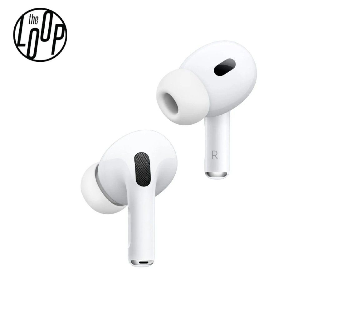 Apple AirPods Pro (2nd generation) (Category: Earphones) located in Makati City. Submitted by smith_1 (Listing ID 1316434741, Image 1). Description: Custom fit with multiple silicone ear tips E(XS, S, M, L) Apple H2 chip Adaptive EQ Personalised Spatial Audio with dynamic head tracking, and 48kHz cinema-quality audio with FaceTime and SharePlay1 Adaptive Audio, Personalised Volume, Conversation Awareness2 Active Noise Cancellation Transparency mo