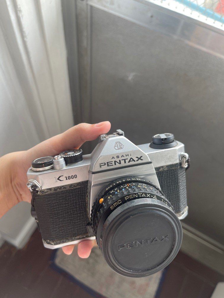 Asahi Pentax K-1000 (Category: Cameras) located in Bacoor. Submitted by paolasantos (Listing ID 1316285668, Image 1). Description: Good for beginners! I don’t really use this and might buy digital camera instead :).