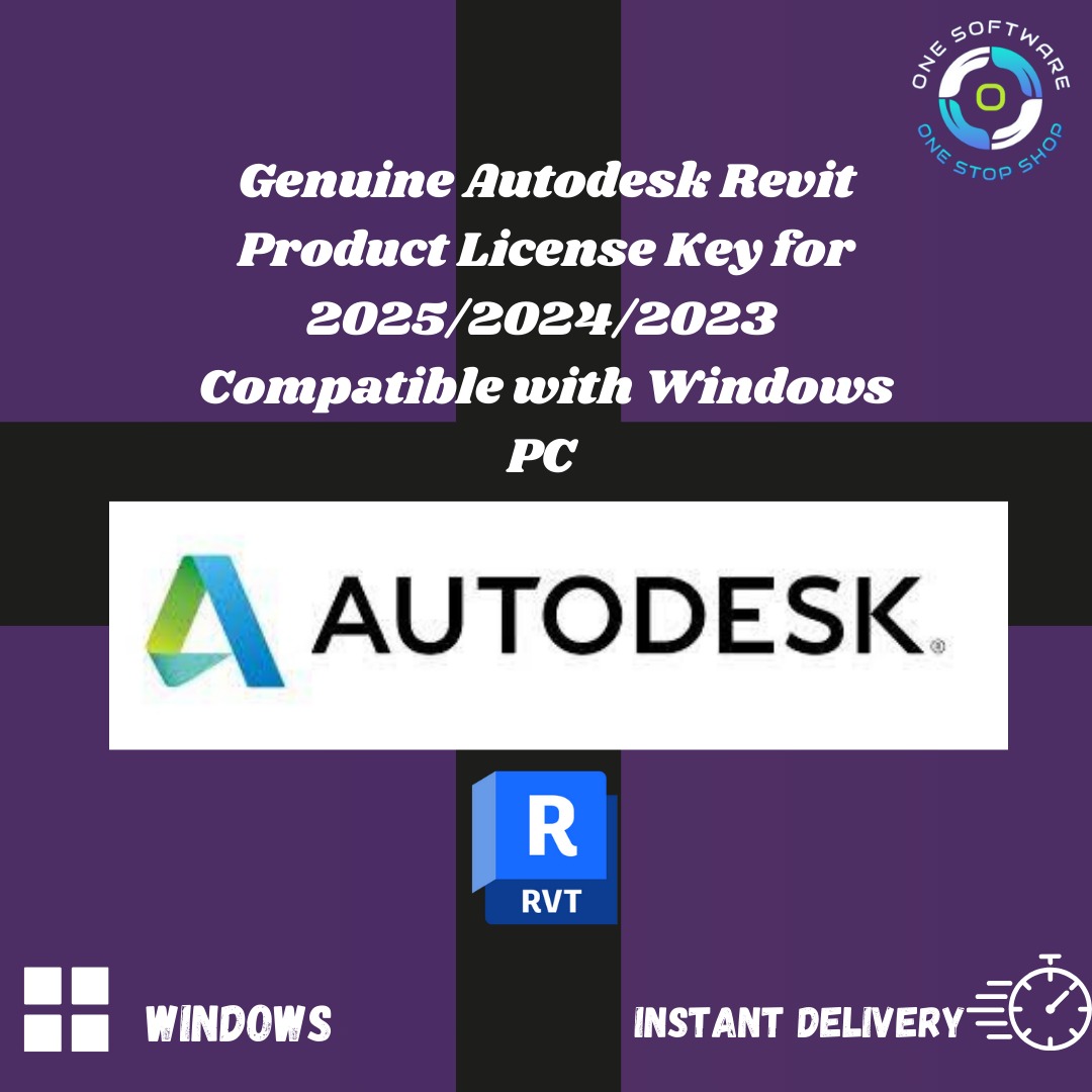 Authentic Autodesk Revit Product License Key 2025/2024/2023 Revit for