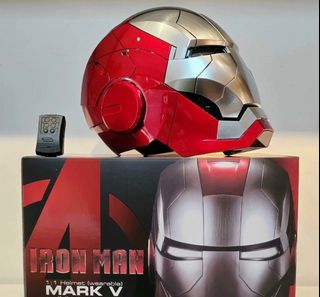 AUTO KING アイアンマンマスク マーク5（アイアンマン 銀色MK5