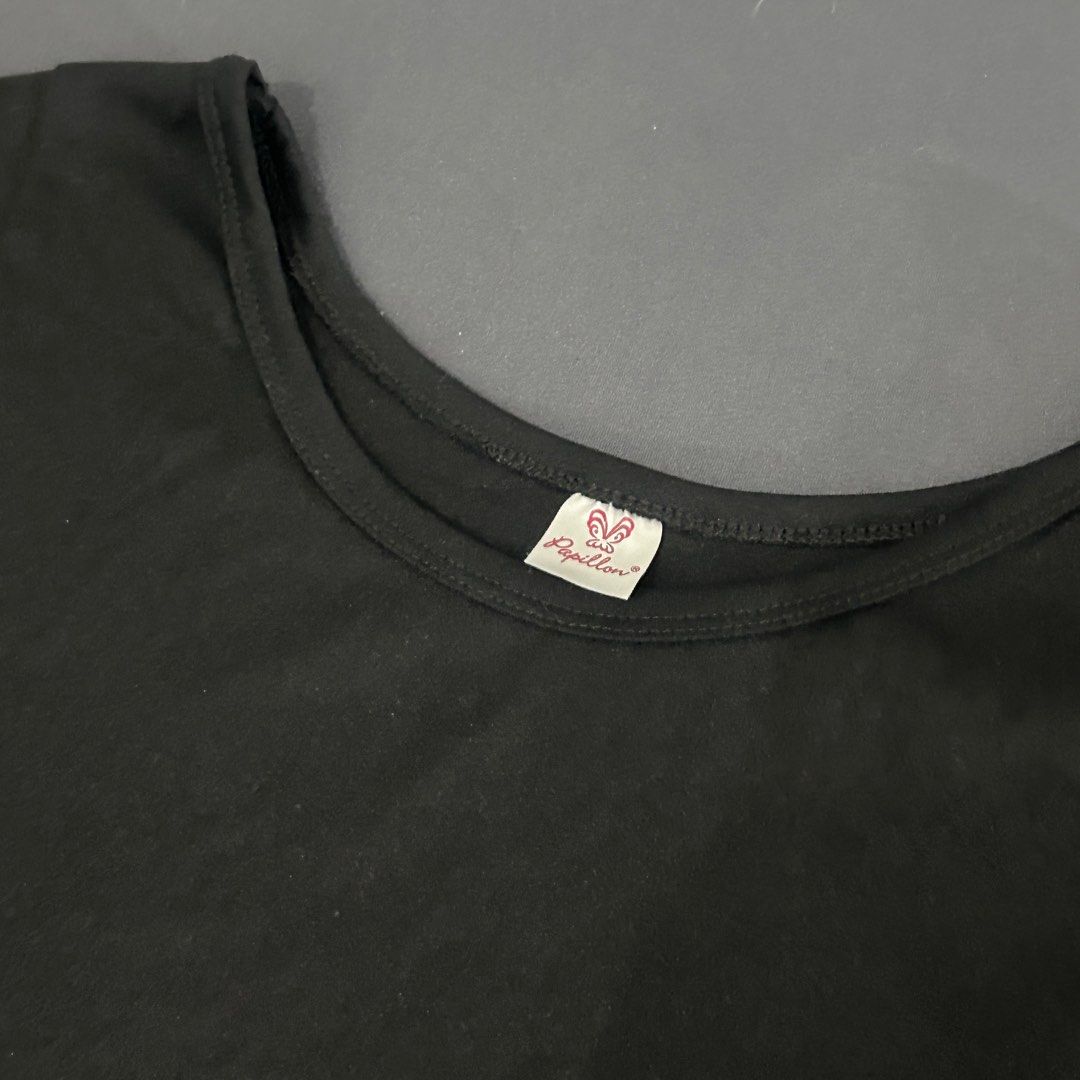 Black Sleeved Leotard / Bodysuit - Papillon (Category: Activewear) located in Bulacan. Submitted by reonnugh (Listing ID 1316374809, Image 2). Description: from Papillon small used once for a photoshoot, been stocked ever since rfs: decluttering meetup arnd ust or ship via j&t/lalamove/grab/moveit when worn pics will be uploaded or upon request ◡̈ ig: @reonnugh.