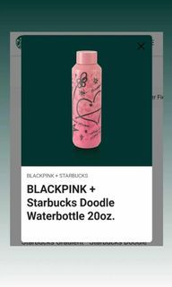 BLACKPINK X STARBUCKS DOODLE WATER BOTTLE 20OZ
