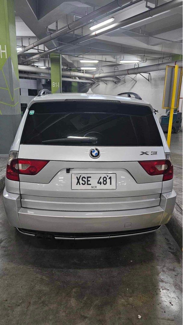 BMW X3 xDrive30i xLine (A) (Category: Used Cars) located in Pasig City. Submitted by diamantebykc (Listing ID 1316410814, Image 3). Description: Read details pls 2004 model 5door Gas registered 2025 Almost new tired run flat No overheat No engine issue 105k mileage Power seats working Power windows working Good AC 2 keys power doors auto lock works via manual button manual bmw Recently changed oil Newly replaced battery Lowered price due to (cons