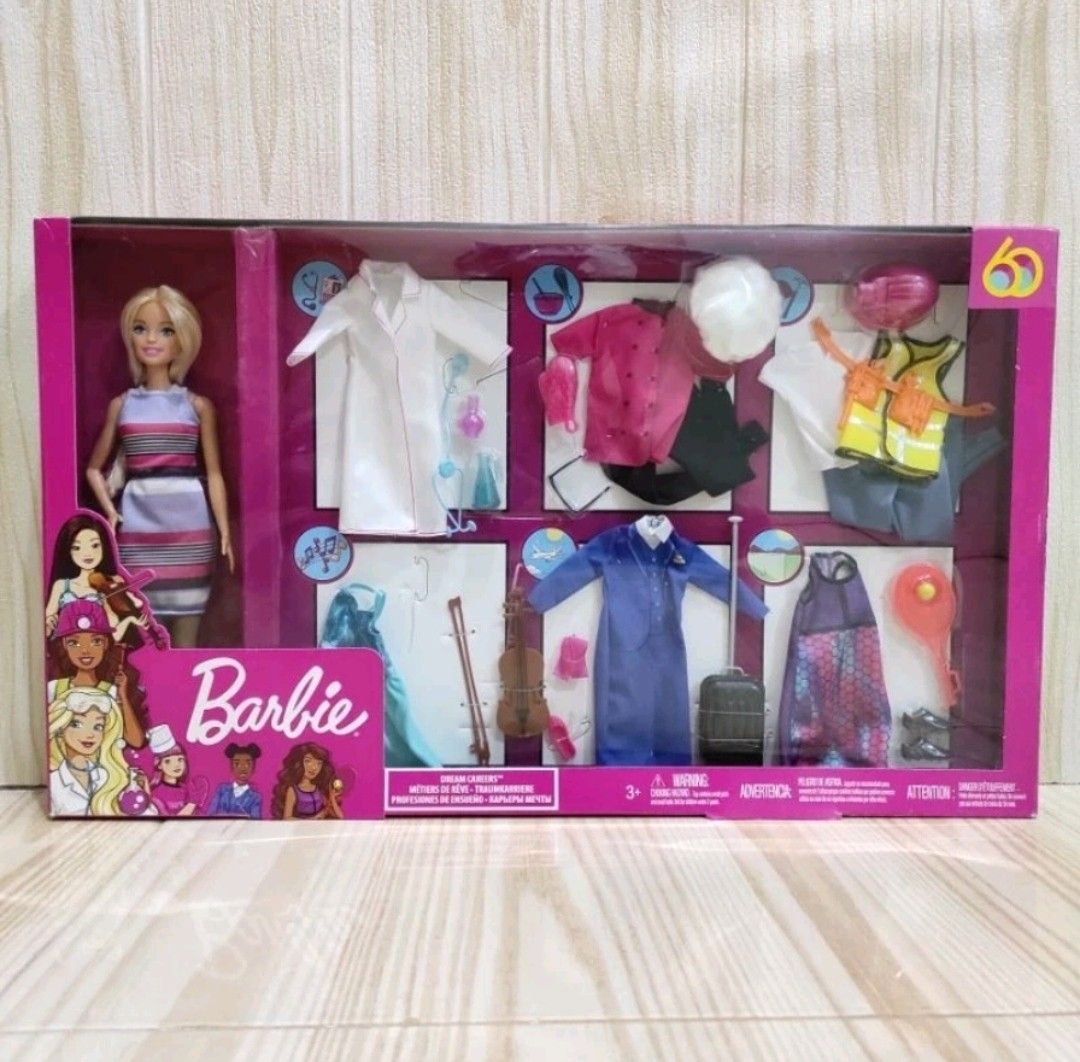Boneka Barbie Dream Careers Doll Set 6 Career Outfit Toys Collectibles Mainan di Carousell