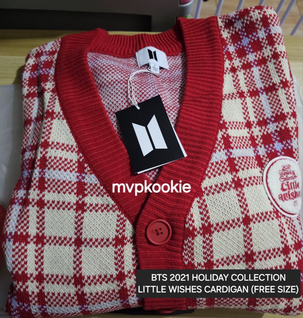 BTS Little Wishes] CARDIGAN (red)