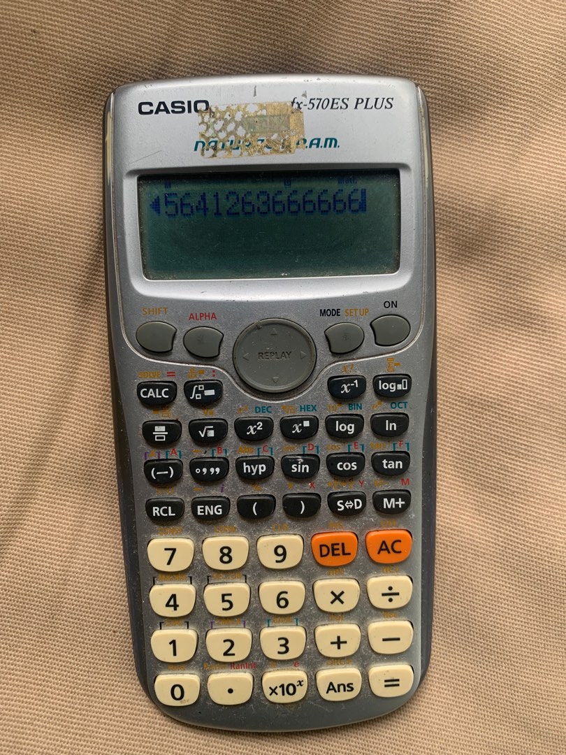 Casio Calculator-fx 570 EX plus, Hobbies & Toys, Stationery & Craft ...