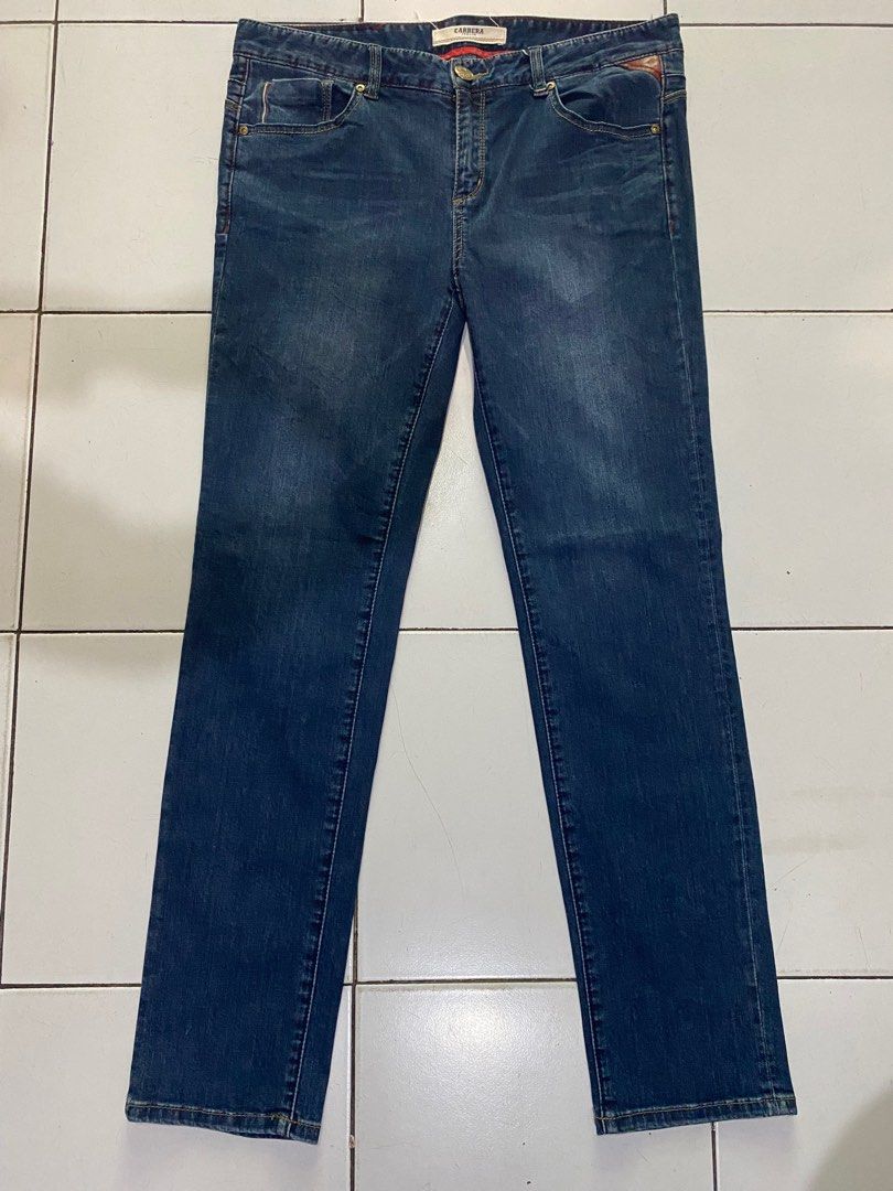 Celana jeans wanita CARRERA original, Fesyen Wanita, Pakaian