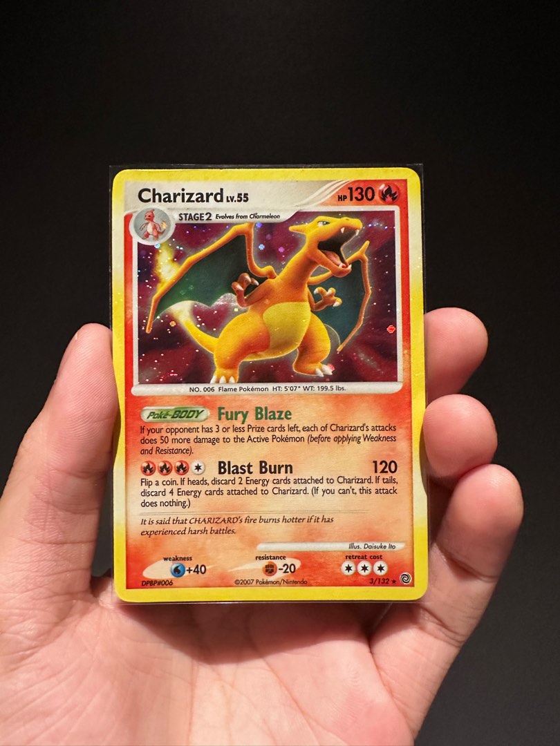 Pokemon TCG Charizard Secret Wonders Holo Bleed, Hobbies & Toys, Toys ...