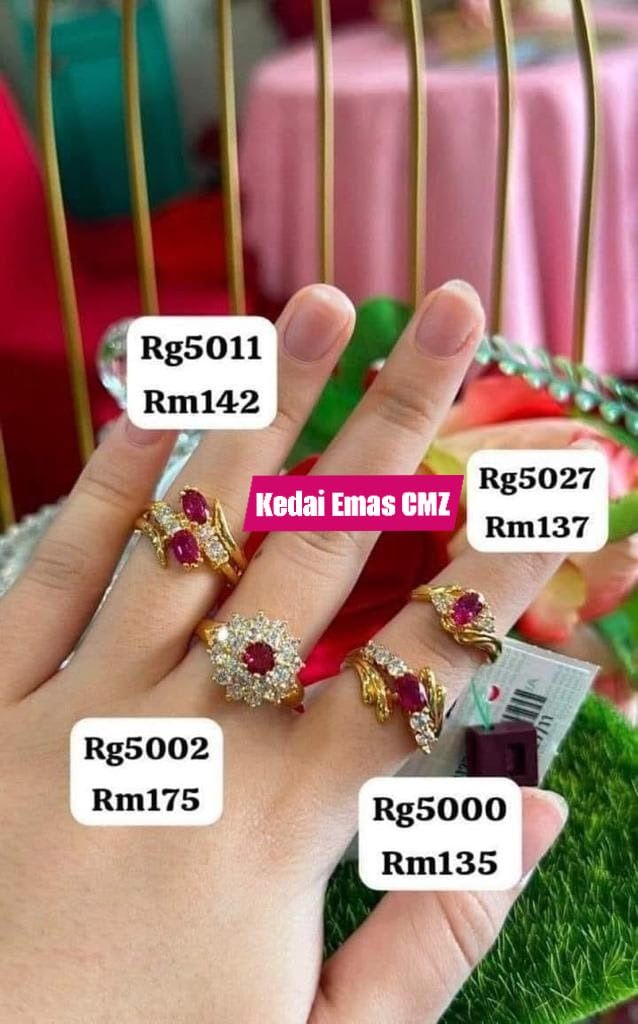 Cincin gold plated hot sale