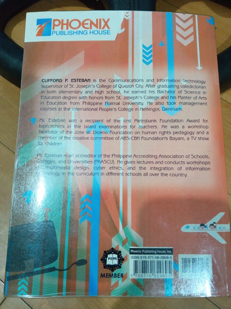 Computer Book Grade 6 (Category: Textbooks) located in Imus. Submitted by sjbrz (Listing ID 1316385961, Image 2). Description: The Amazing World of Computers 6 phoenix publishing house grade 6 - bought for 500+ - 341 pages - with plastic cover - not used, nakatabi lang sa bahay - no writings - gcash / maya payment - ggx, sco - payment first - no payment, no process.
