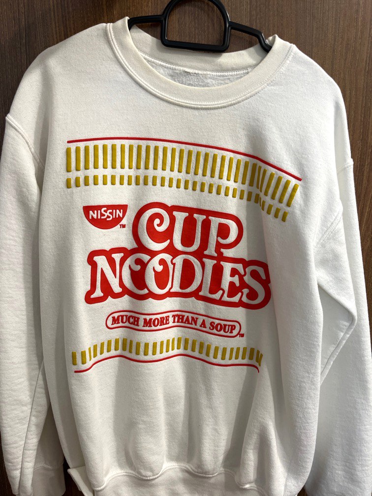 Cup Noodles Sweater White